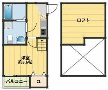 ルミナス吉塚【2階】の間取り