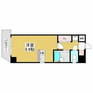 エクセレント大橋【5階】の間取り