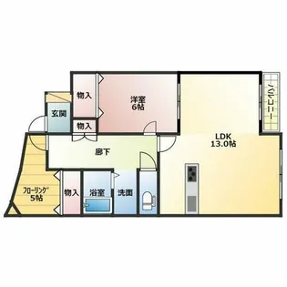 カサクレスト【2階】の間取り