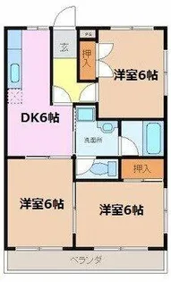 カーサルーチェ【2階】の間取り