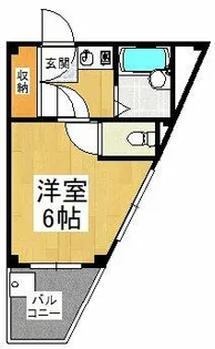ウエムラグレース白鷺【2階】の間取り