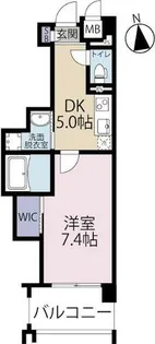 アベニール幸【303号室】の間取り