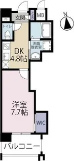 アベニール幸【405号室】の間取り