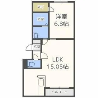 レジデンスN30【302号室】の間取り