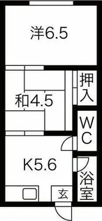 コーポ豊和【202号室】の間取り