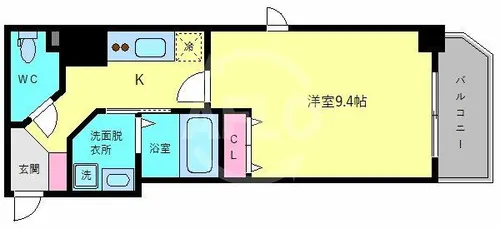 メゾン夕陽ヶ丘【2階】の間取り