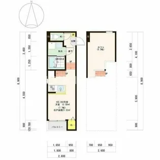 ロジェ井尻【2階】の間取り