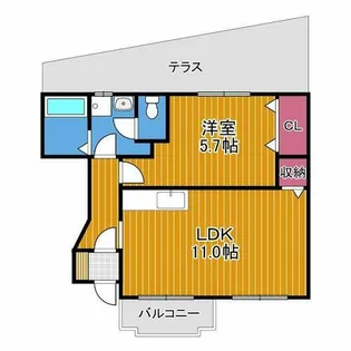 メドラ【1階】の間取り