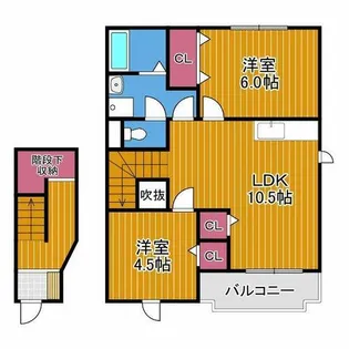 メドラ【2階】の間取り