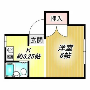 パールハイツ【2階】の間取り