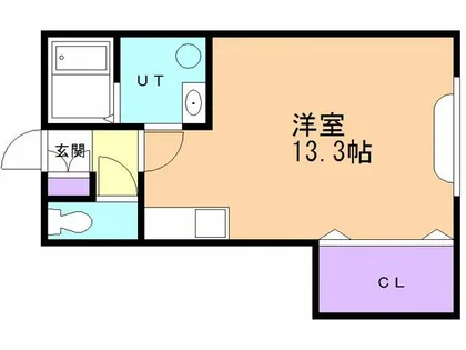 1Rの間取り画像