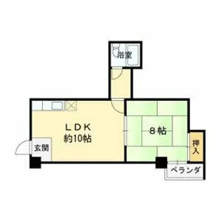 竹本ビル【5階】の間取り