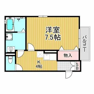 RYU21センチュリー【1階】の間取り