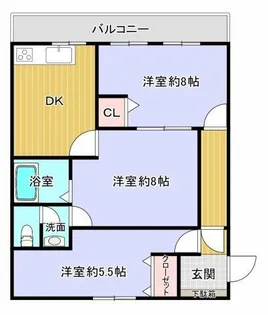 OSAKA平成【3階】の間取り