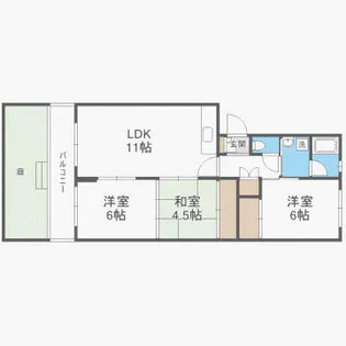 エクセレントフジ【2階】の間取り