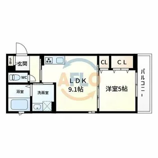メゾンセドーレIII【2階】の間取り