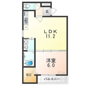 フジパレス花園Ⅱ番館【3階】の間取り