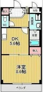 プレスト・リヴィエール【302号室】の間取り