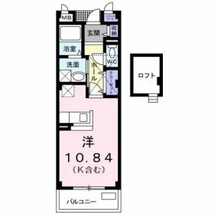 ヒル・プレッソ【3階】の間取り