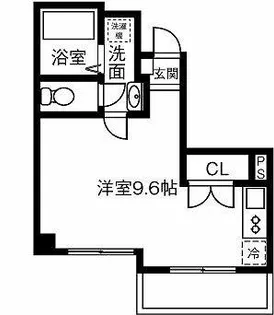 リエス千代田橋【0603号室】の間取り