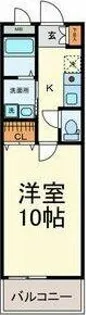 ブロア日野【1階】の間取り