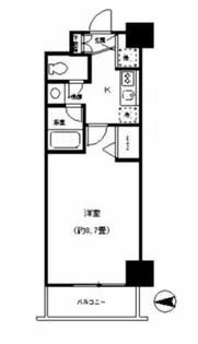 コンフォルトK【6階】の間取り
