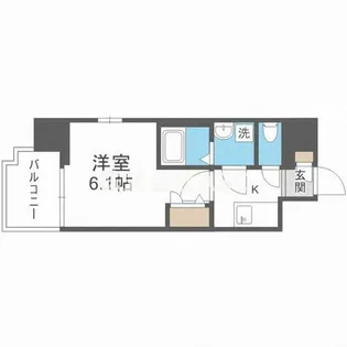 エスリード天王寺町北【2階】の間取り