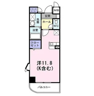 アヴニール・パレ【4階】の間取り