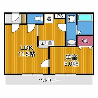 Grow Gold【3階】の間取り