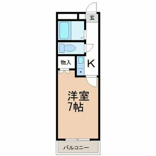 リビングッドK【2階】の間取り