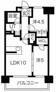 SK RESIDENCES SHINSAIBASHI【8階】の間取り