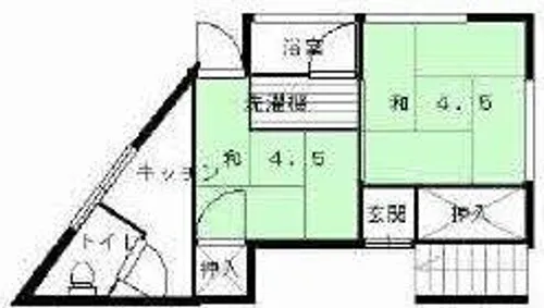 グロリアハイツ【202号室】の間取り