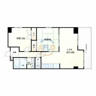 アストレア内淡路【3階】の間取り