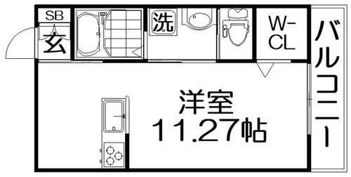 En soleil【3階】の間取り