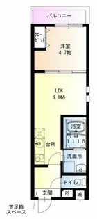 フジパレス八戸ノ里?番館【2階】の間取り