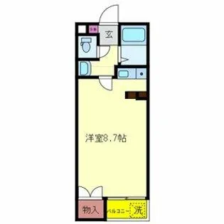 ハイツMISHIMA【2階】の間取り