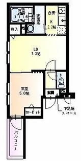 フジパレス西脇Ⅰ番館【2階】の間取り
