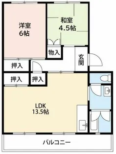 コーポ武田【2階】の間取り