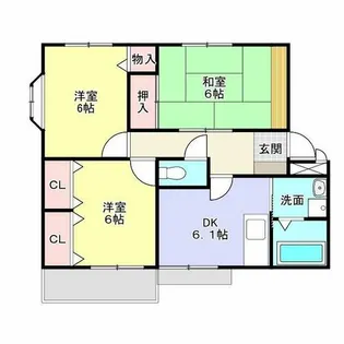 グランテージTaka【2階】の間取り