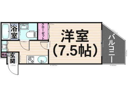 ピュアファースト【401号室】の間取り