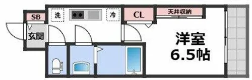 プレサンス長田レジェール【3階】の間取り