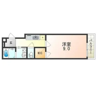 フジパレス長吉川辺ノース【3階】の間取り