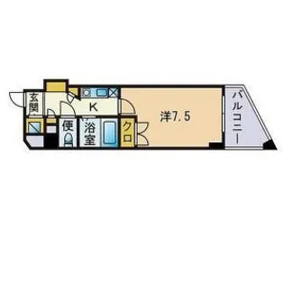 サンセール大橋【202号室】の間取り