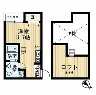 ボナール吉塚【1階】の間取り