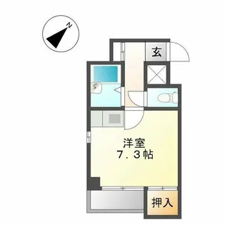 PROXYスクエア徳川【302号室】の間取り