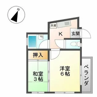 あやら白鳥【301号室】の間取り