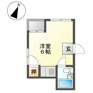 ヴィラカレッジ大曽根【2C号室】の間取り