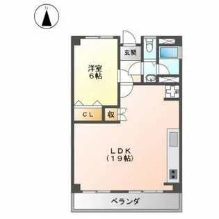 永安ビル【405号室】の間取り