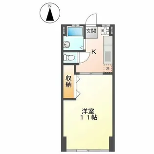 大野ビル 南館【A-1号室】の間取り