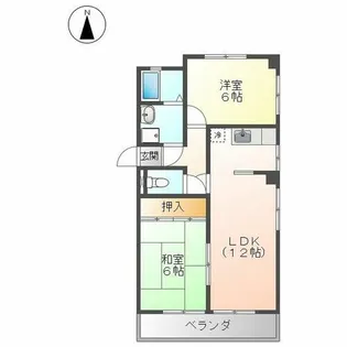 ALLEN TOWN【3階】の間取り